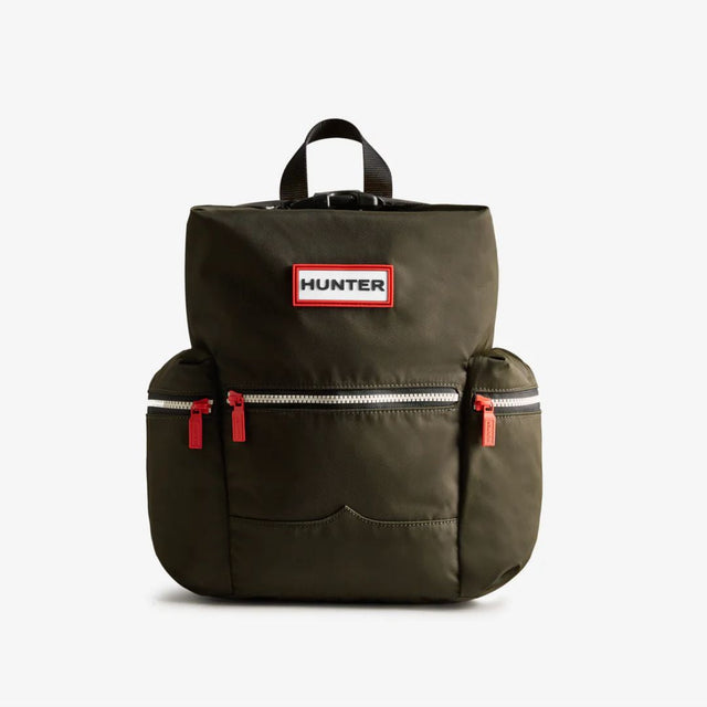 Hunter Nylon Mini Topclip Backpack Dark Olive