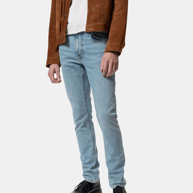Nudie Jeans Co Lean Dean Blue Noise