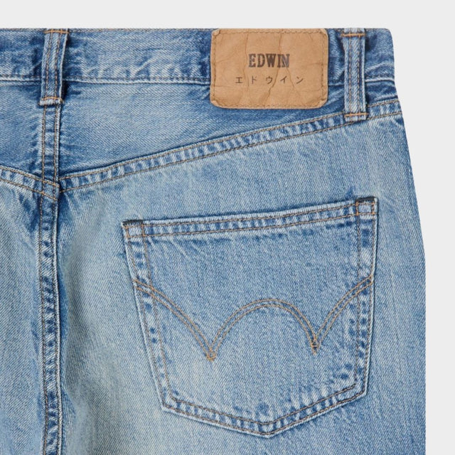 Edwin Regular Tapered Jeans Blue Light Used