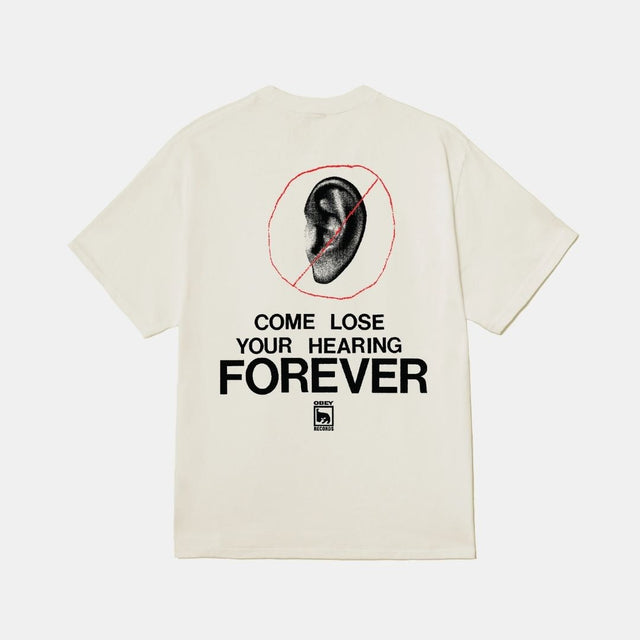 Obey Come Lose Your Hearing Vintage White