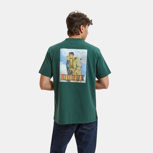 Baracuta Britain Rainwear T-Shirt Racing Green