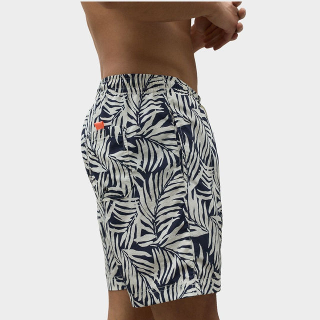 Ecoalf Bequiaalf Swimsuit White Tropical Print