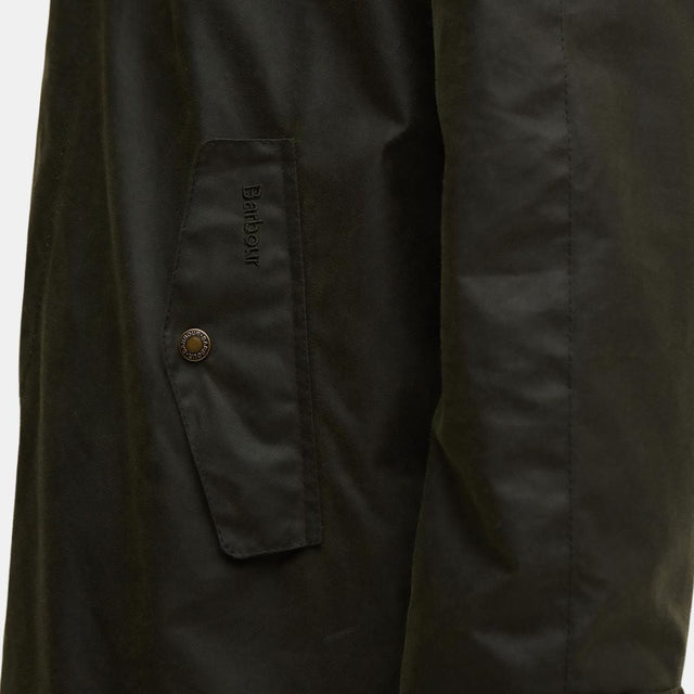 Barbour x Baracuta Wax Trench Coat Wax Olive
