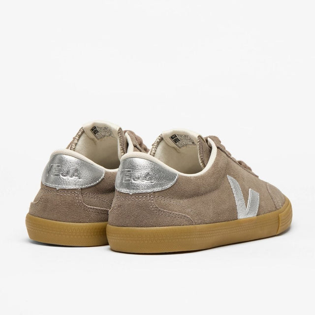 Veja Volley Suede Moonrock Silver