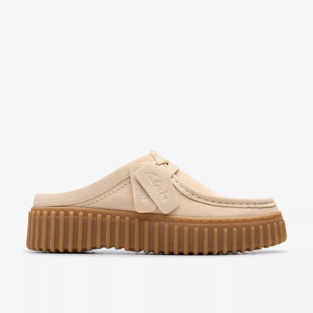 Clarks Women's Torhill Mule Ecru Suede