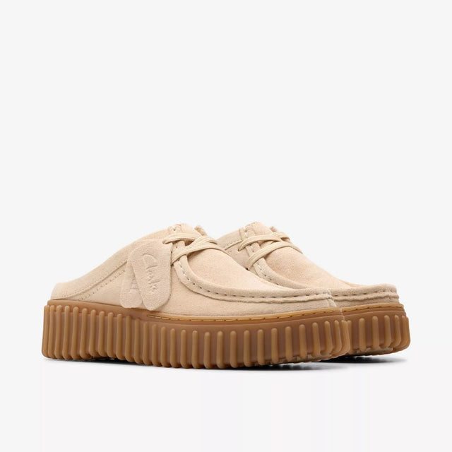 Clarks Women's Torhill Mule Ecru Suede