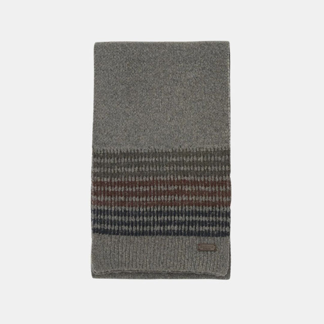 Barbour Branton Beanie and Scarf Gift Set Midnight Oak