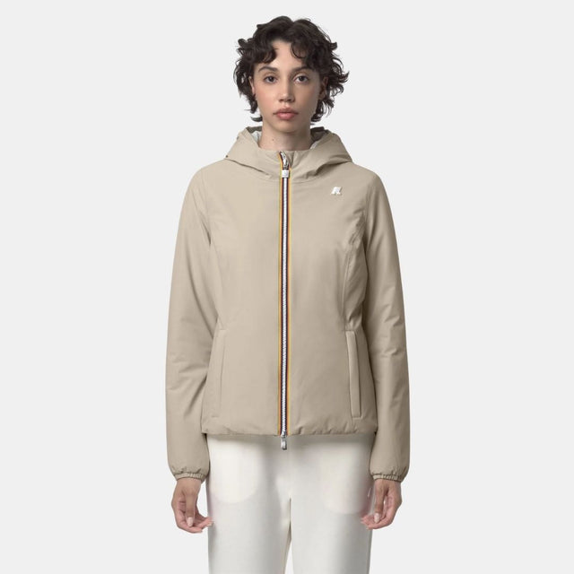 K-Way Lily St Warm Reversible Beige Cashmere & White Gardenia