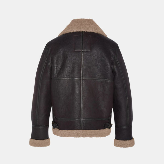 Schott NYC Bombardier B-3 Cordovan Jacket Sheep Leather
