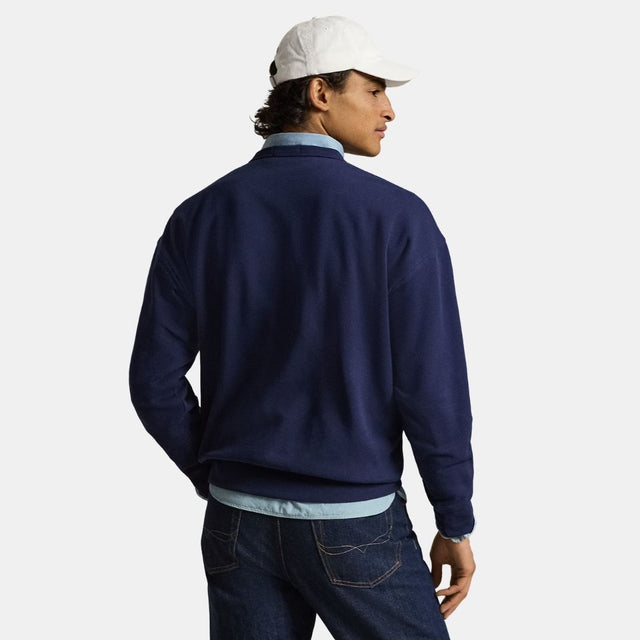 Polo Ralph Lauren Relaxed Fit Fleece Graphic Sweatshirt Navy