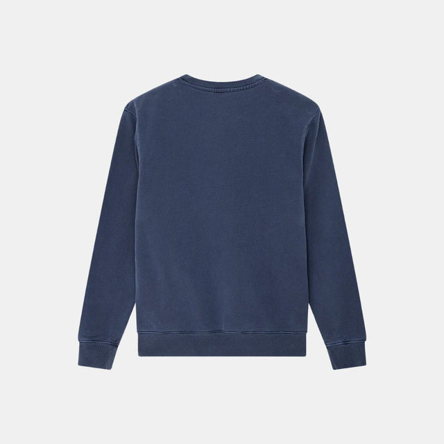 Deus Ex Machina Shield Garment Dyed Crew Mechanic Blue