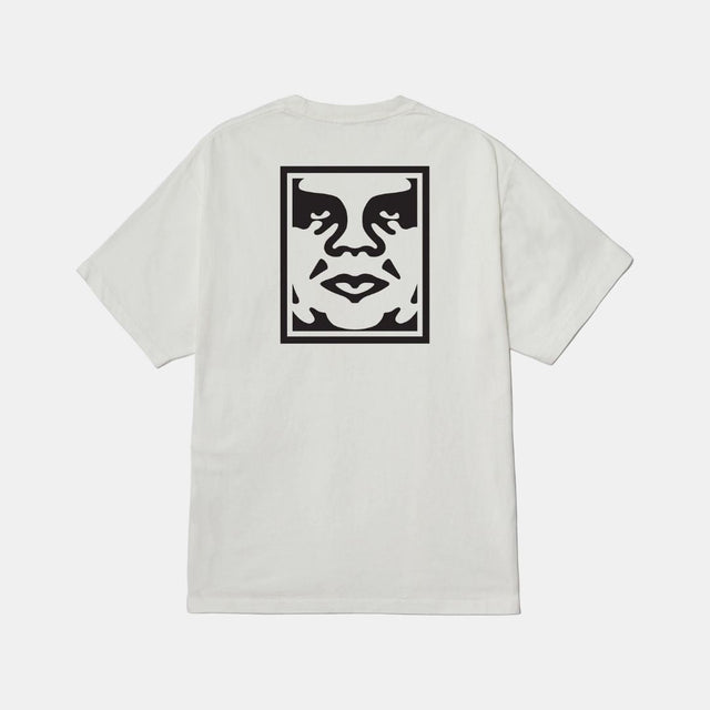 Obey Bold Icon Face Pigment Vintage White