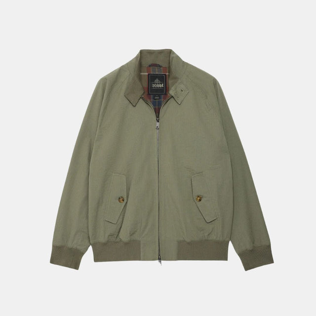 Baracuta G9 Seersucker Green