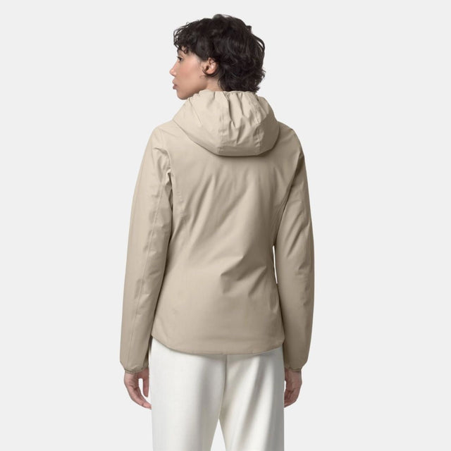 K-Way Lily St Warm Reversible Beige Cashmere & White Gardenia