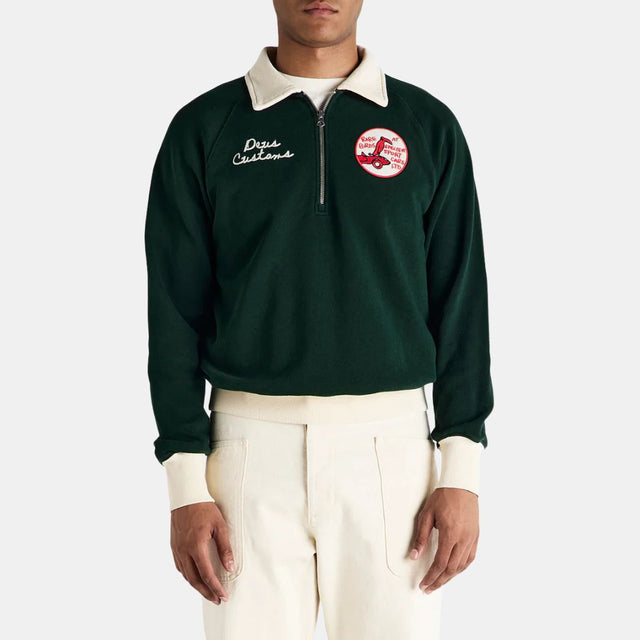 Deus Ex Machina Specter Zip Sweat Racing Green