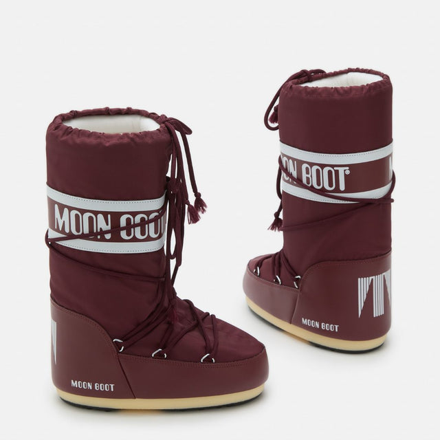 Moon Boot Icon Nylon Burgundy