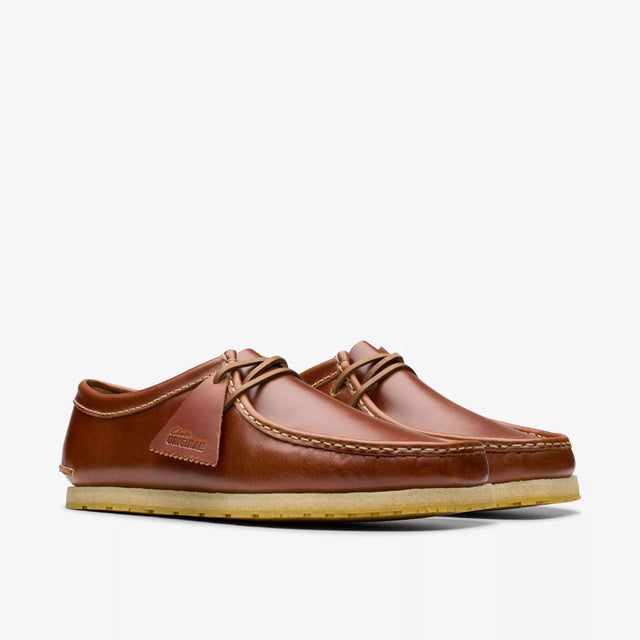 Clarks Men's Godney Lace Brown Leather