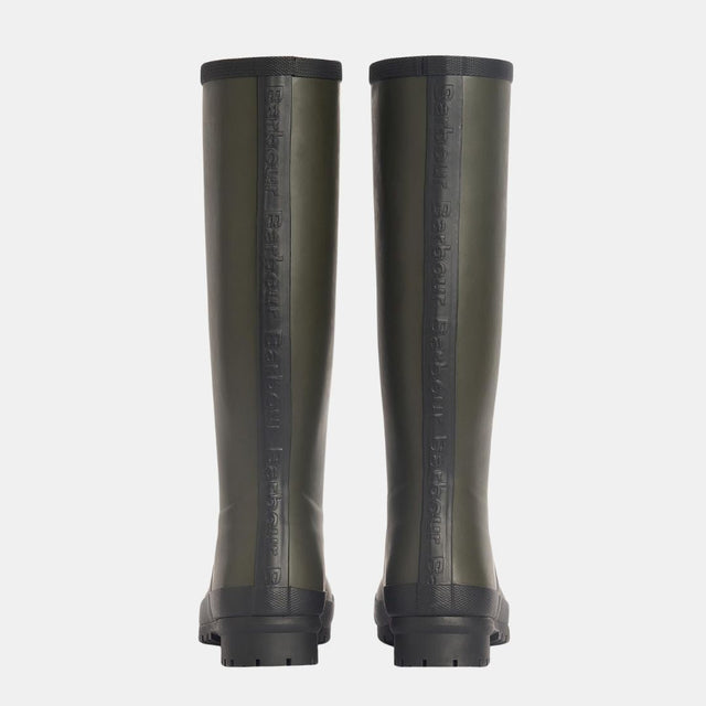 Barbour Abbey Wellington Boots Olive