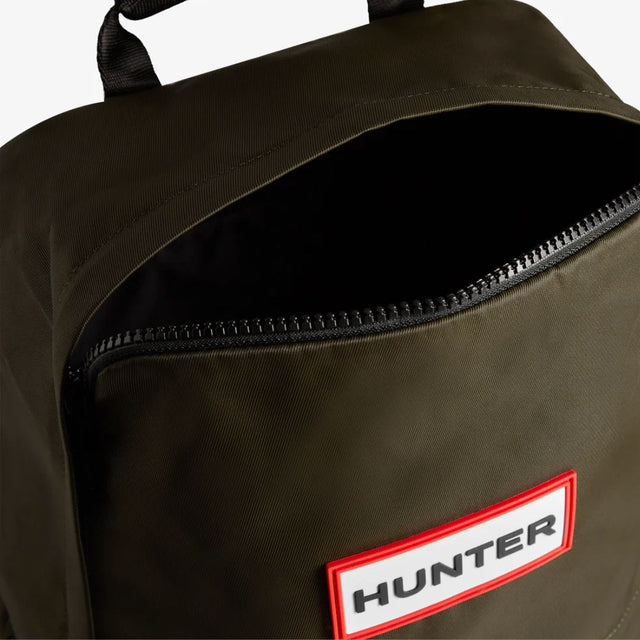 Hunter Nylon Large Backpack Dark Olive