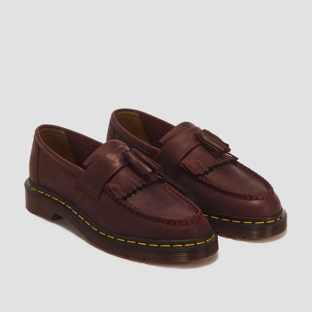 Dr. Martens Adrian Cherry Red Crazy Horse