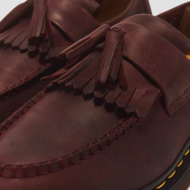 Dr. Martens Adrian Cherry Red Crazy Horse
