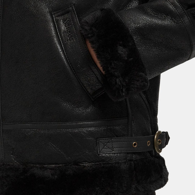 Schott B-3 Bomber Jacket LC1259 Black