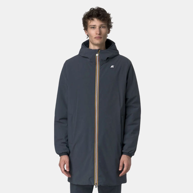 K-Way Jacob St Warm Reversible Blue Airforce & Blue Depth