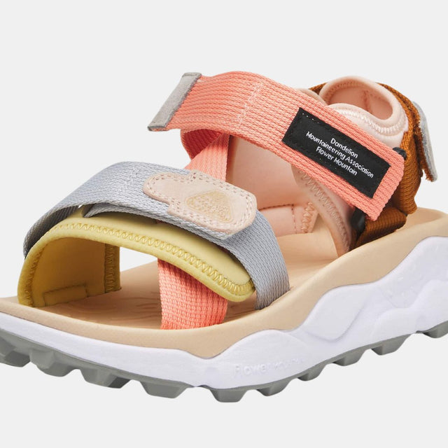Flower Mountain Women's Nazca 2 Suede Nylon Tapes Taupe Salmon