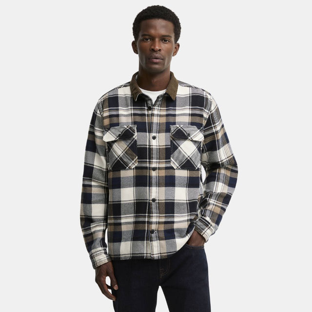 Barbour Grasmoor Relaxed Checked Navy