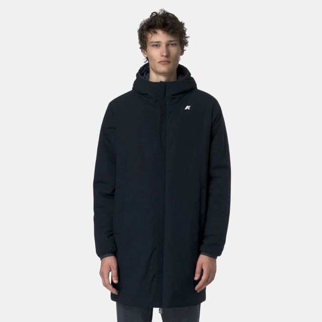 K-Way Jacob St Warm Reversible Blue Airforce & Blue Depth