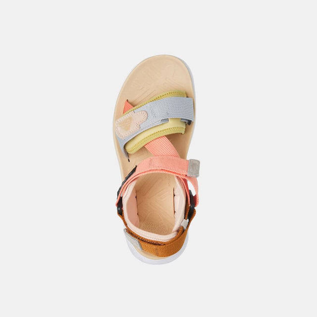 Flower Mountain Women's Nazca 2 Suede Nylon Tapes Taupe Salmon