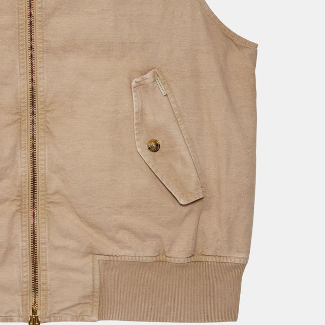Baracuta Canvas Vest British Khaki