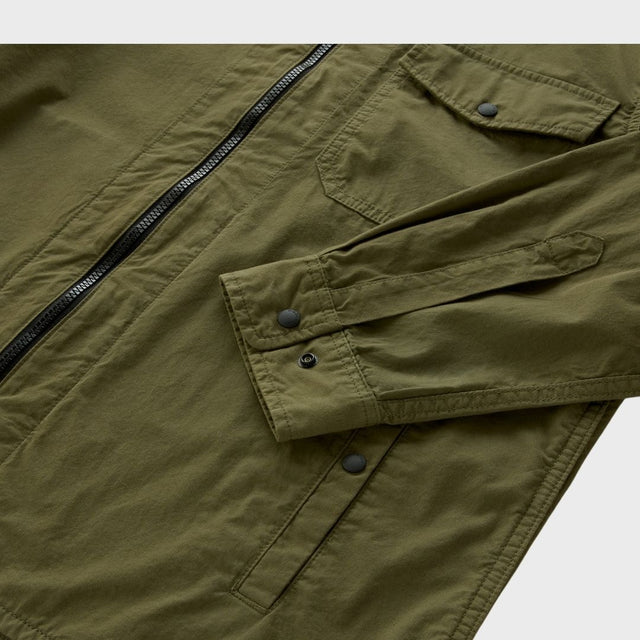 Woolrich Gabardine Overshirt Lake Olive