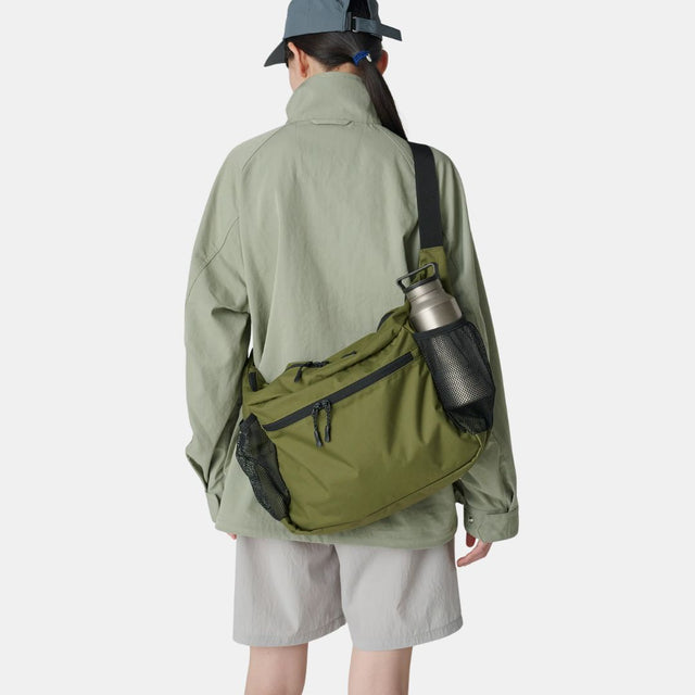 Snow Peak Middle Shoulder Bag Olive