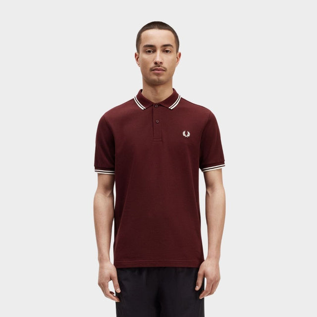 Fred Perry Polo M3600 Oxblood & Ecru
