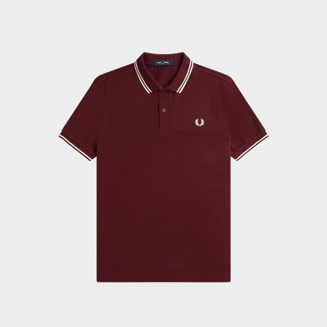 Fred Perry Polo M3600 Oxblood & Ecru