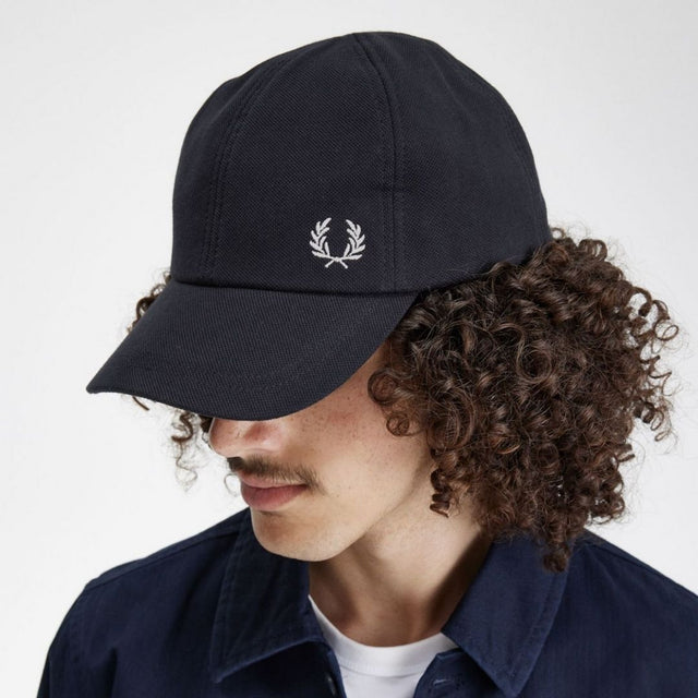 Fred Perry Classic Piqué Cap Navy-Snow White