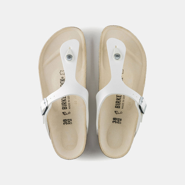 Birkenstock Gizeh Birko-Flor Women's White