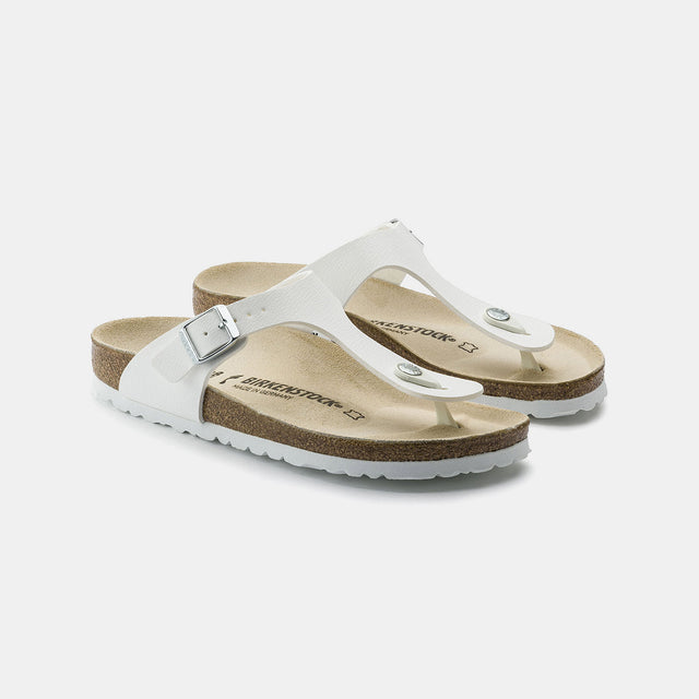 Birkenstock Gizeh Birko-Flor Women's White