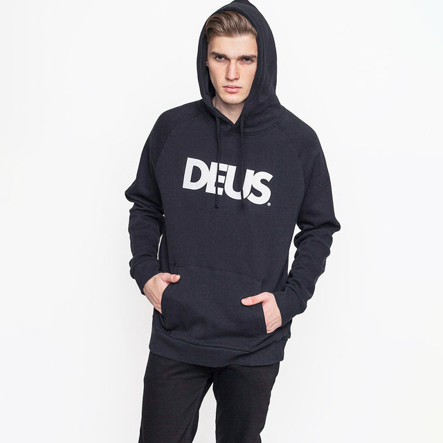 Deus All Caps Hoodie Black