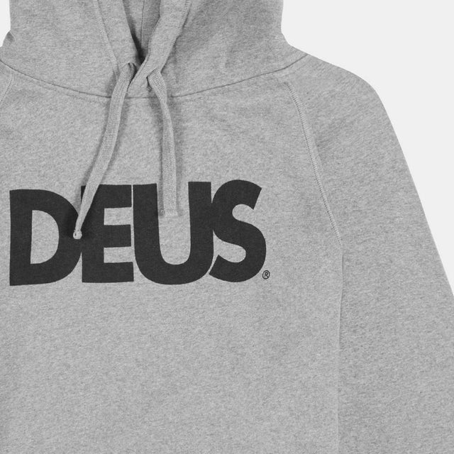 Deus All Caps Hoodie Grey Marle