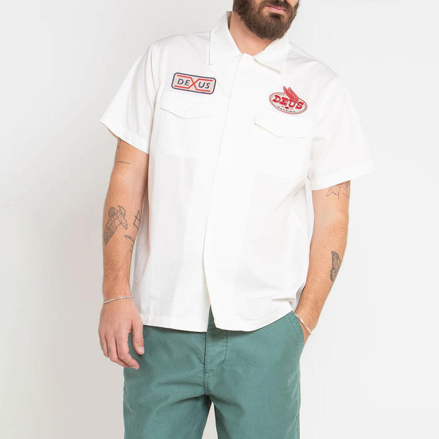 Deus Ex Machina Foreman Shirt Dirty White