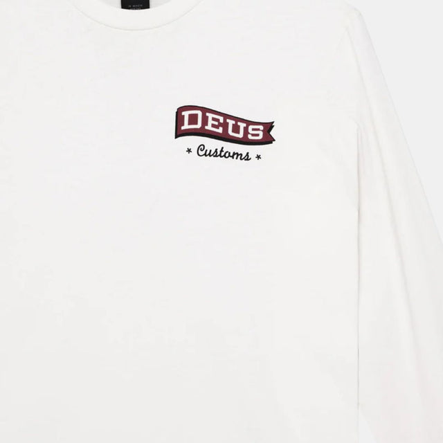 Deus Ex Machina Momento Ls Tee Vintage White