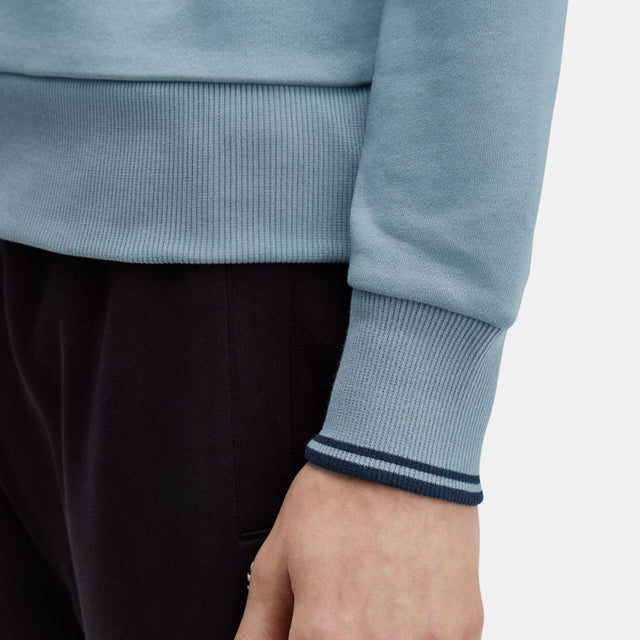 Fred Perry Crew Neck Sweatshirt Blue Stockport-Navy