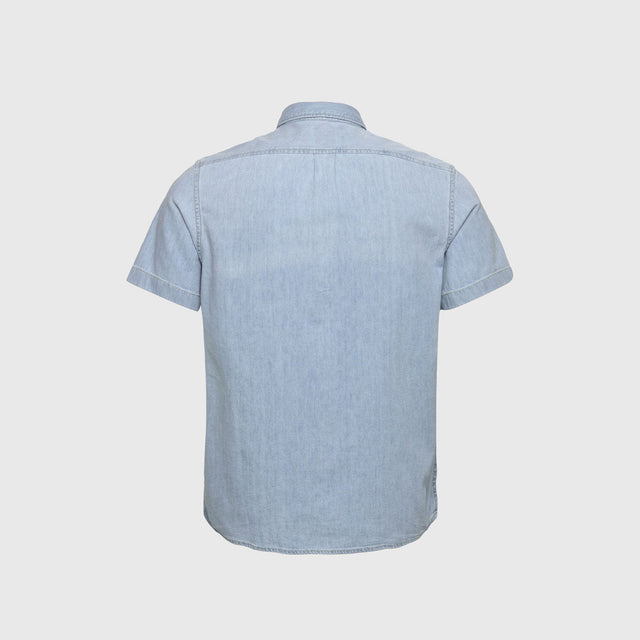 Lee Short Sleeve Button Down Shirt Blue Sky