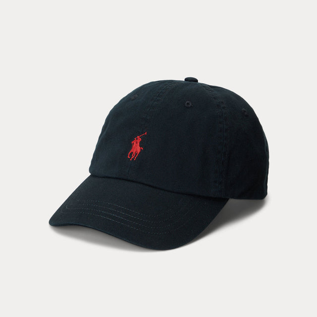 Ralph Lauren Cotton Chino Baseball Cap Black