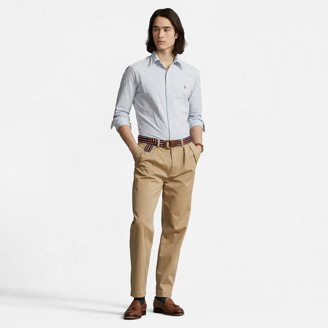 Ralph Lauren Custom Fit Oxford Shirt Blue & White