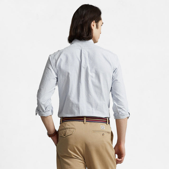 Ralph Lauren Custom Fit Oxford Shirt Blue & White