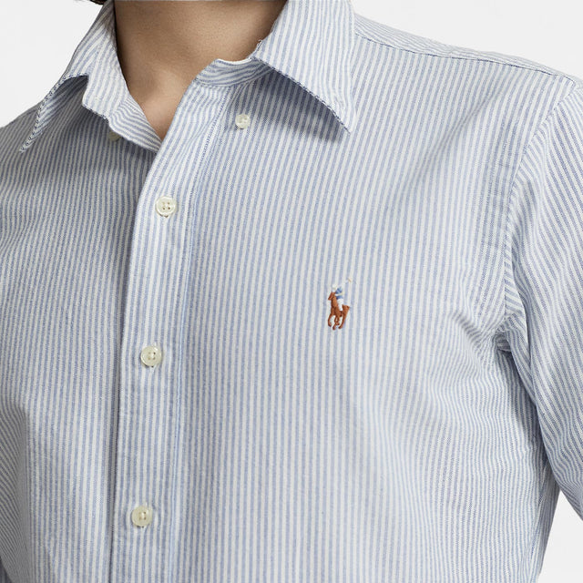 Ralph Lauren Custom Fit Oxford Shirt Blue & White
