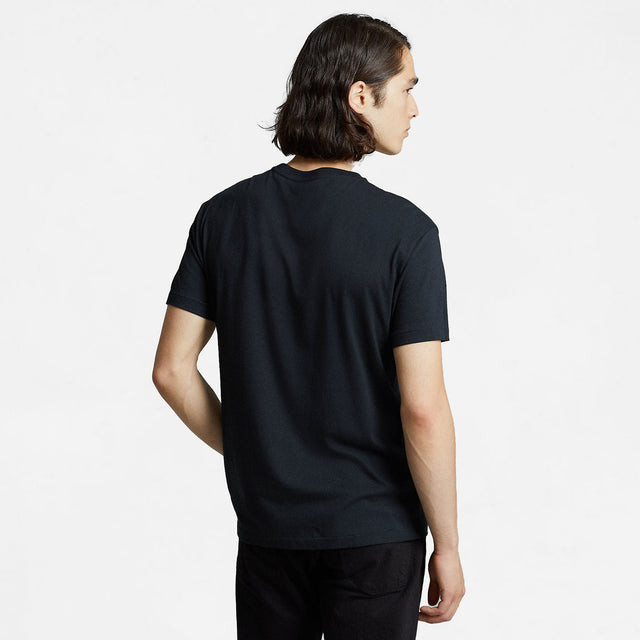 Ralph Lauren Custom Slim Fit Jersey Crewneck T-Shirt Black